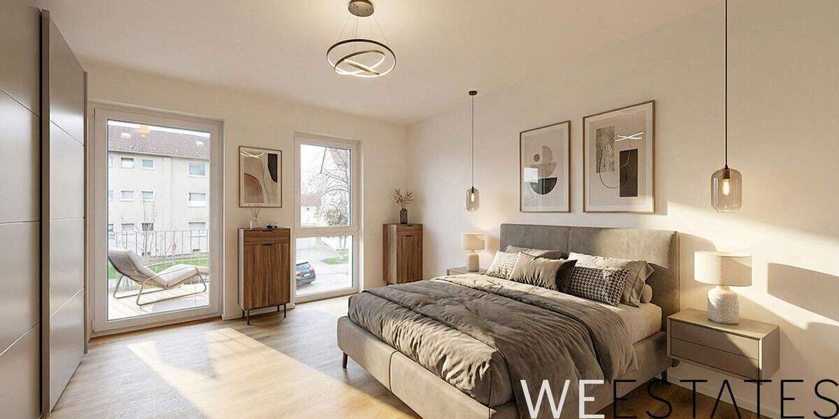 Neubau - Erstbezug: Moderne 2-Zimmerwohnung mit Balkon in Düsseldorf Eller! 2 zimmer