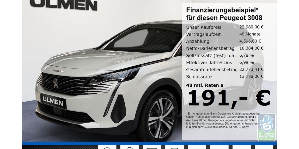 Peugeot 3008 35.781 km 22.980 &euro; Ratingen 40880