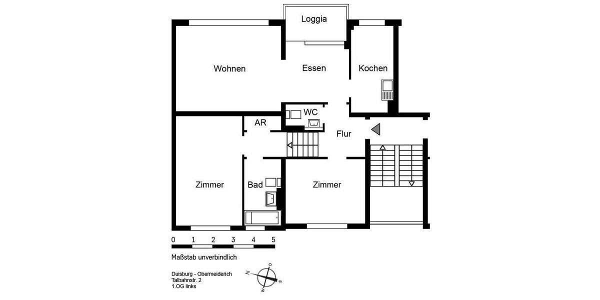 Wir haben Platz für die ganze Familie 3-Zimmer-Wohnung in Duisburg Obermeiderich 3 zimmer