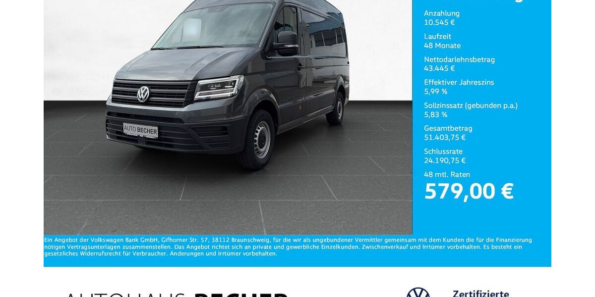 VW Crafter 5.247 km 53.990 &euro; Wesel 46485