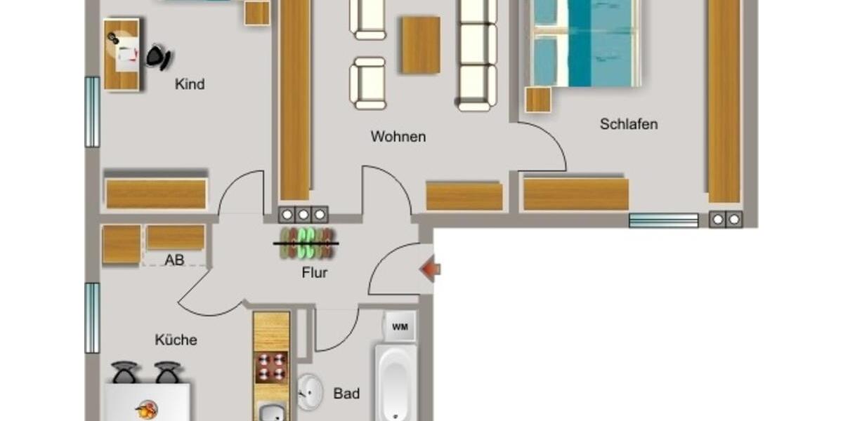 Vier Wände zum Wohlfühlen – mit WBS. 2 zimmer