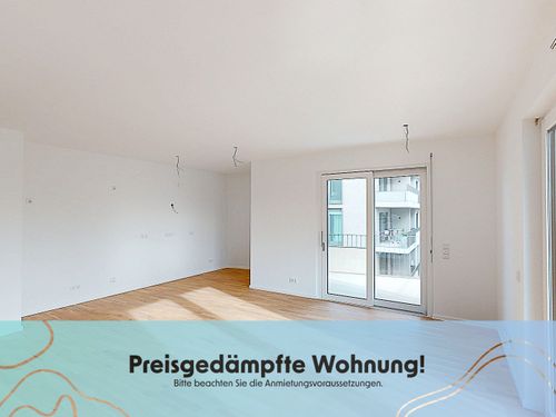 Tolle Wohnlage in Heerdt: Moderne 4-Zimmer-Wohnung mit Balkon und zwei Bädern (mietpreisgedämpft) 4 zimmer