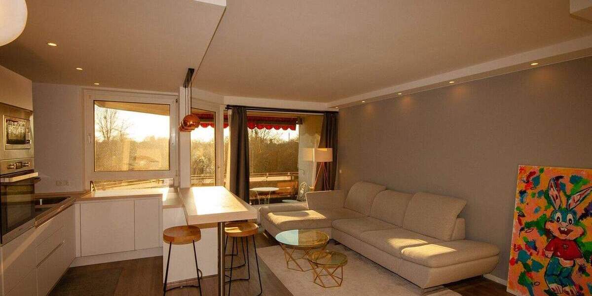 Möblierte 2-Zimmer-Wohnung mit Balkon und Wintergarten in Düsseldorf-Gerresheim 2 zimmer