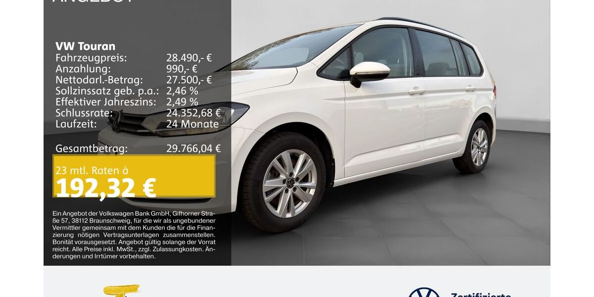 VW Touran 23.065 km 27.950 &euro; Duisburg 47059
