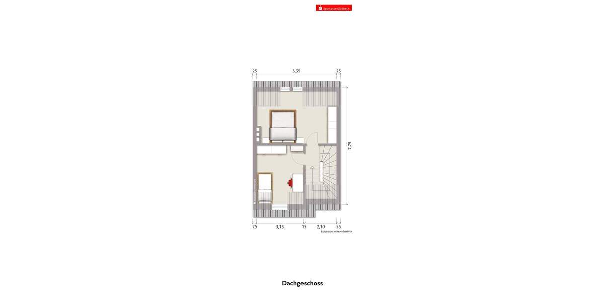 Reihenmittelhaus Gladbeck Schultendorf - 3 Zimmer, 80 m&sup2;, 220.000&euro; | Angebot:25190759
