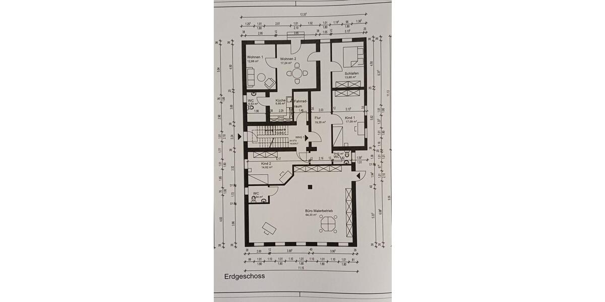 Anlageobjekt Mehrfamilienhaus mit Gewebehalle(Lagerhalle)Stadtnah zimmer