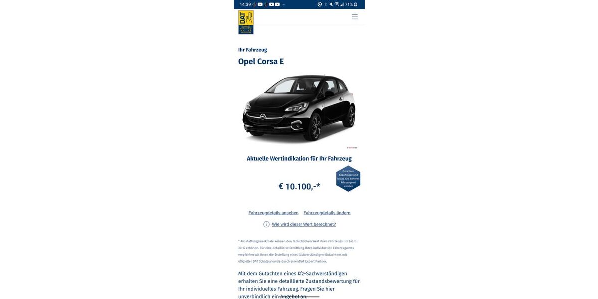 Opel Corsa 53.000 km 9.500 &euro; Herne 44651