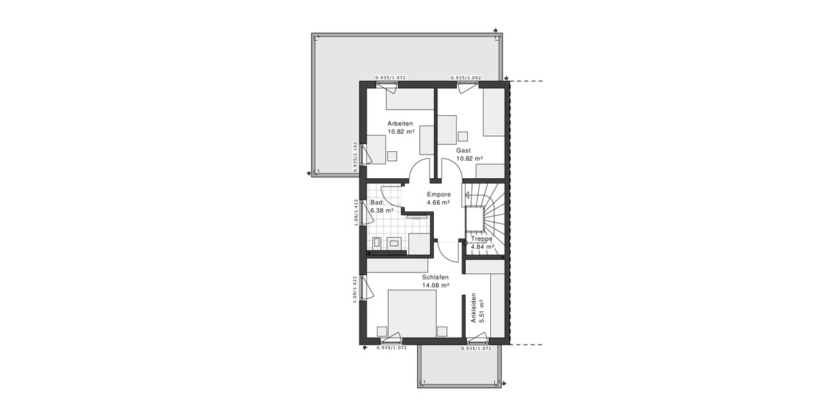 Doppelhaushälfte Düsseldorf Vennhausen - 3 Zimmer, 120 m&sup2;, 653.900&euro; | Angebot:25878584