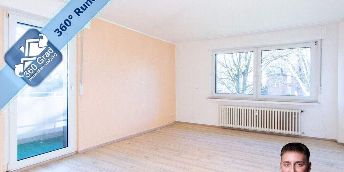 Blömker! Modernisierte 2,5-Zimmer Wohnung mit Balkon im 1. OG in GE-ScholvenGLA-Zweckel! 2 zimmer
