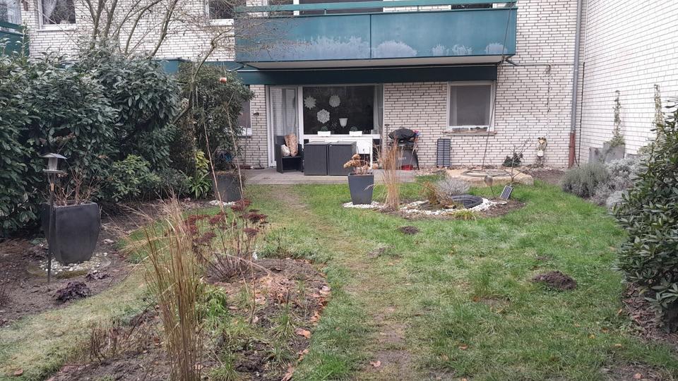 Gut geschnittene 2-Zimmer-Wohnung mit großem Garten 2 zimmer