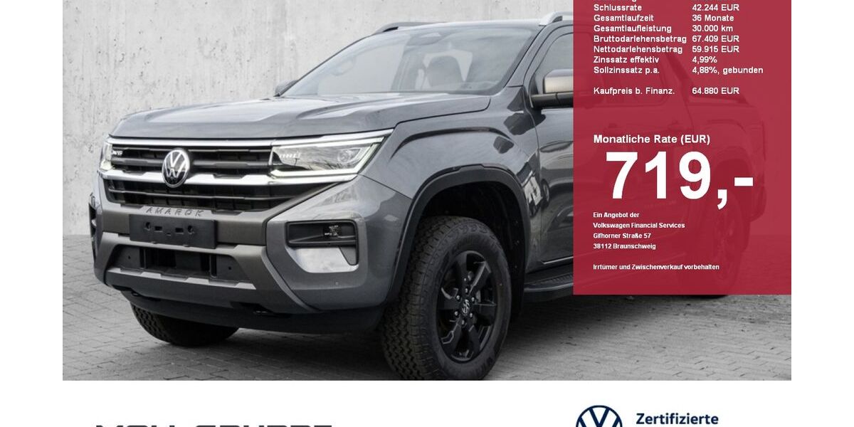 VW Amarok 1.250 km 64.480 &euro; Düsseldorf 40474