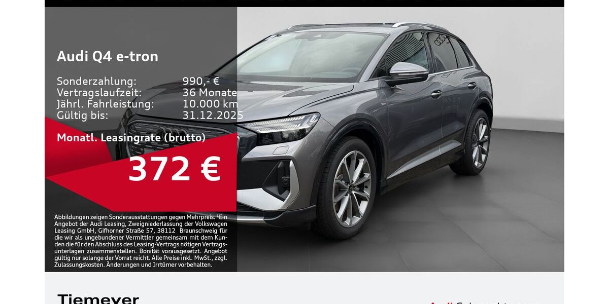 Audi Q4 e-tron 4.518 km 43.360 &euro; Dorsten 46284