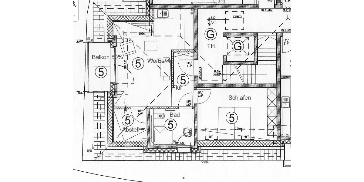 Etagenwohnung Schermbeck - 2 Zimmer, 52 m&sup2;, 802&euro; | Angebot:23121054