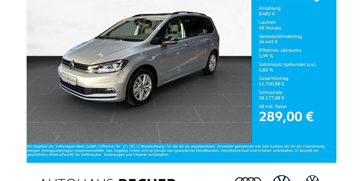VW Touran 9.000 km 42.930 &euro; Wesel 46485
