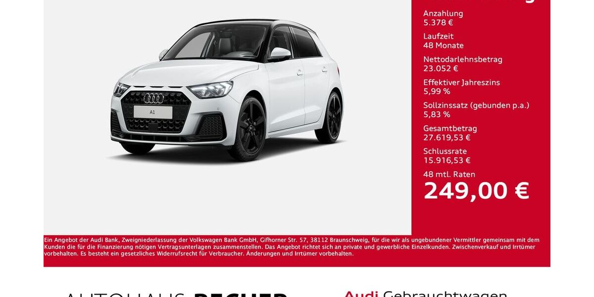 Audi A1 6.766 km 28.430 &euro; Wesel 46485