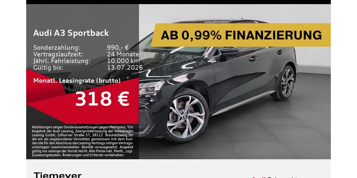 Audi A3 30.454 km 33.110 &euro; Bochum 44809