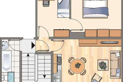 Wohnung zum Mieten in Bochum 309 € 41.82 m²