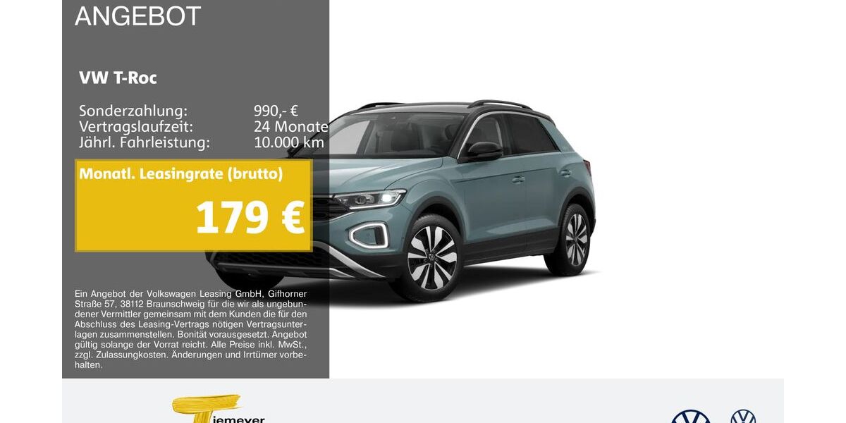 VW T-Roc 10.686 km 28.620 &euro; Marl 45770