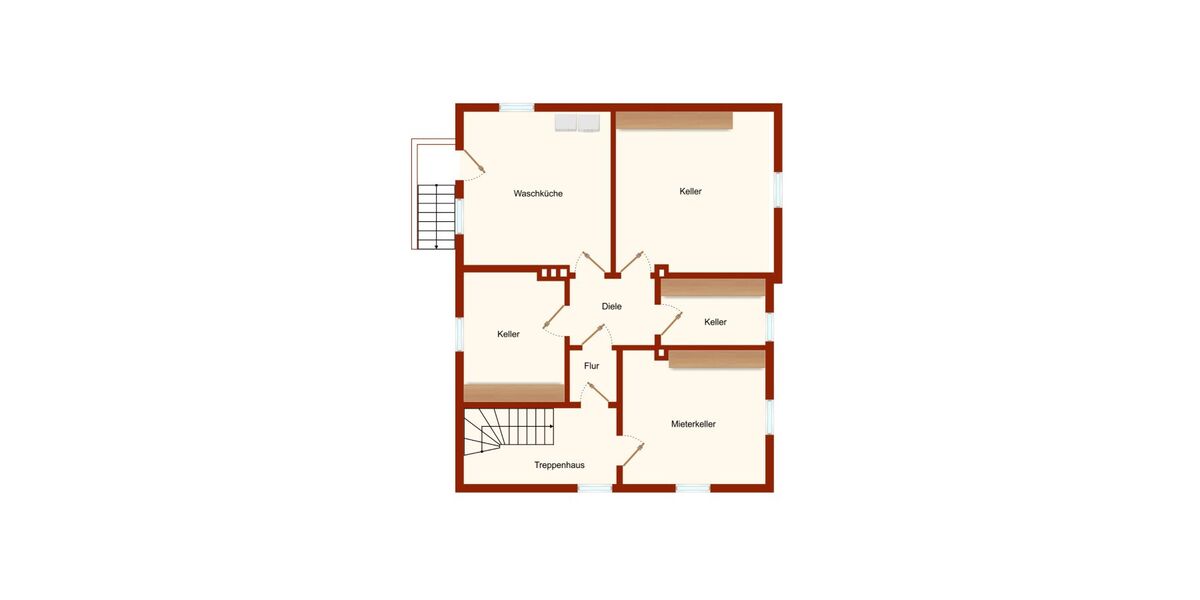 Provisionsfrei* Geräumiges, solides 2-FH mit Keller in Top Lage !!! - Zweifamilienhaus Wesel | Angebot:25566115