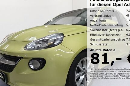 Opel Adam 111.650 km 7.250 &euro; Düsseldorf 40231