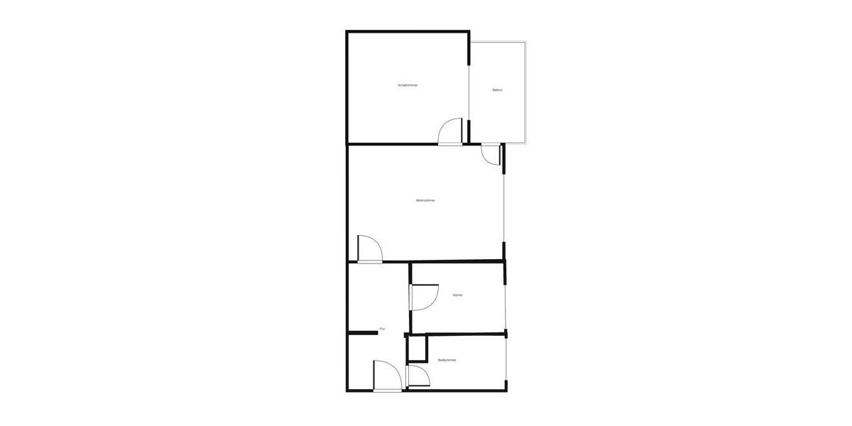 Etagenwohnung Bochum Eppendorf - 2 Zimmer, 53 m&sup2;, 533&euro; | Angebot:26092870