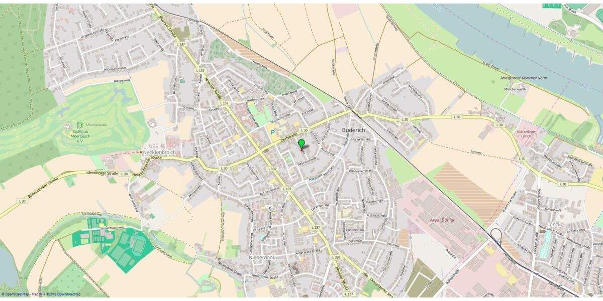 Etagenwohnung Meerbusch Büderich - 3 Zimmer, 67 m&sup2;, 1.200&euro; | Angebot:25279834