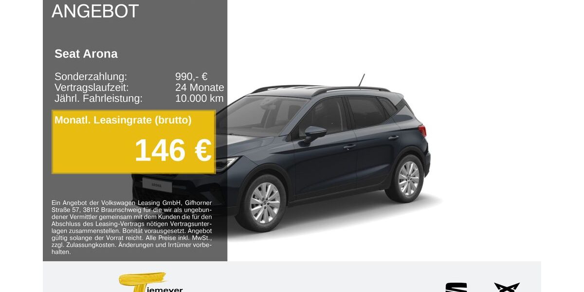 Seat Arona 18.628 km 21.720 &euro; Recklinghausen 45663