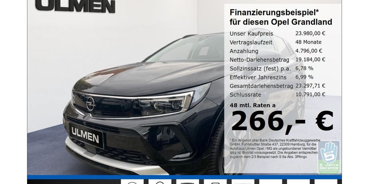 Opel Grandland (X) 33.735 km 22.999 &euro; Düsseldorf 40231