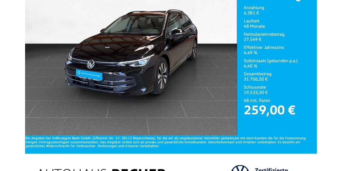 VW Golf 10.519 km 33.930 &euro; Wesel 46485