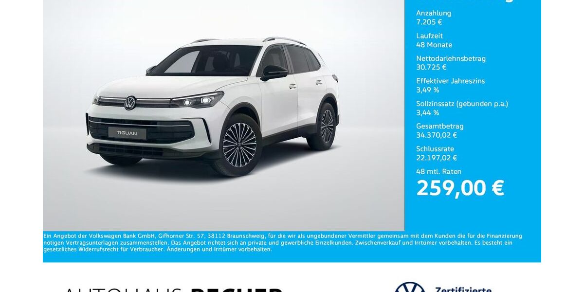 VW Tiguan 14.604 km 37.930 &euro; Wesel 46485