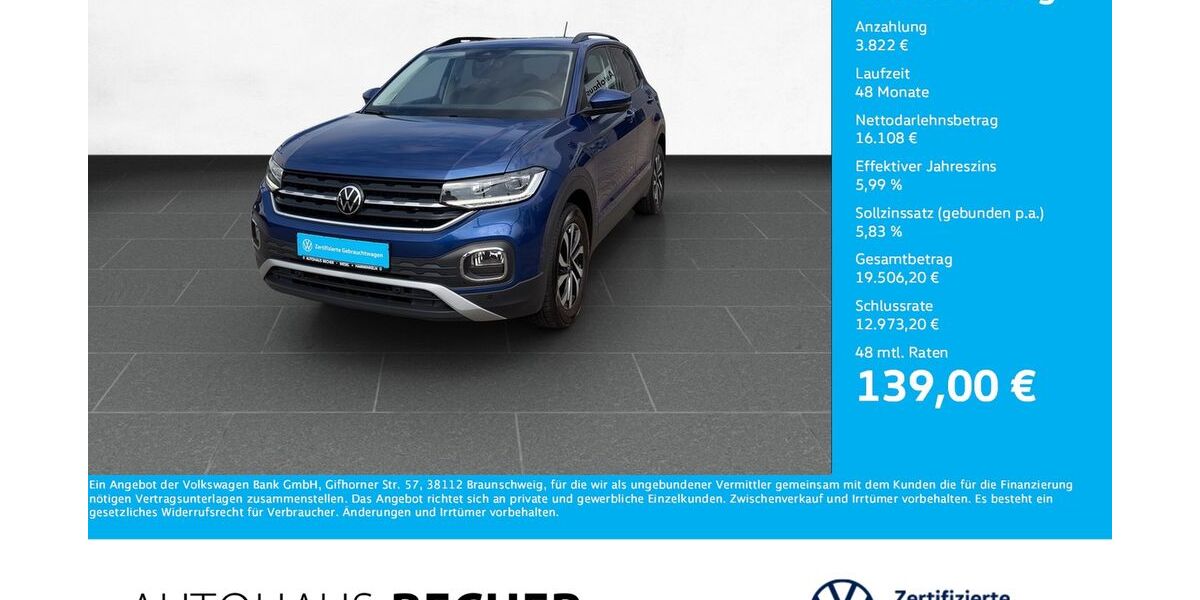 VW T-Cross 37.930 km 19.930 &euro; Wesel 46485