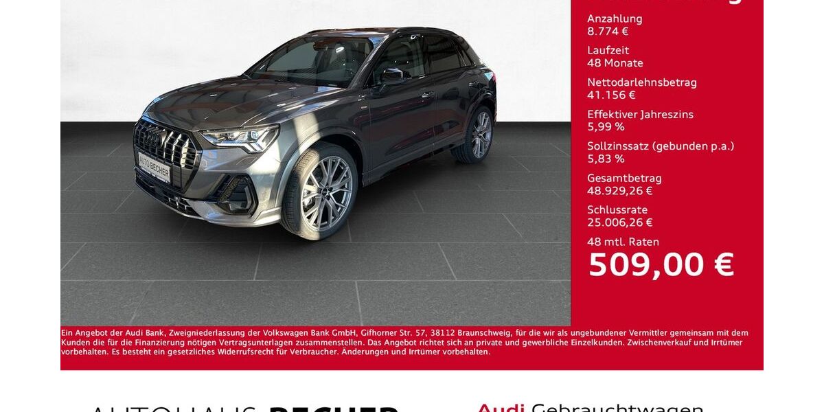 Audi Q3 12.500 km 49.930 &euro; Wesel 46485