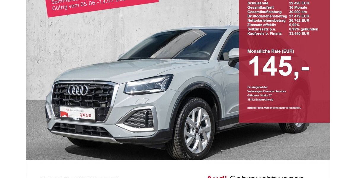 Audi Q2 4.580 km 33.440 &euro; Düsseldorf 40549