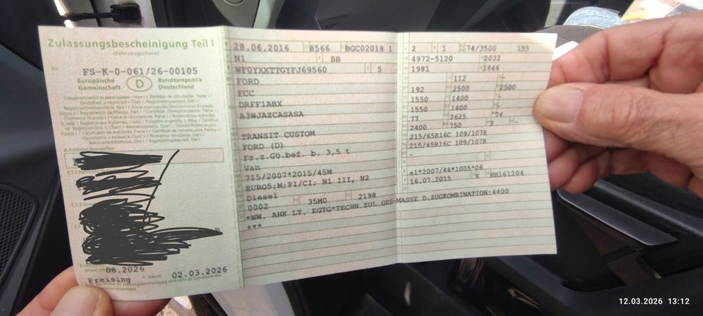 Ford Transit 212.000 km 8.300 &euro; Duisburg 47229