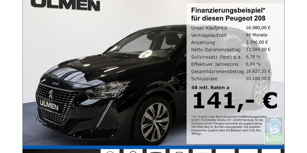 Peugeot 208 18.088 km 16.980 &euro; Düsseldorf 40233
