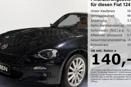 Fiat 124 Spider 47.560 km 16.680 &euro; Düsseldorf 40233