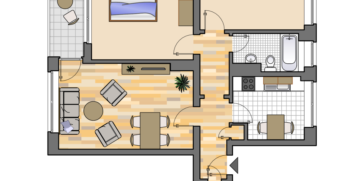 Etagenwohnung Herten Herten-Süd-Ost - 3.5 Zimmer, 69 m&sup2;, 549&euro; | Angebot:26890030