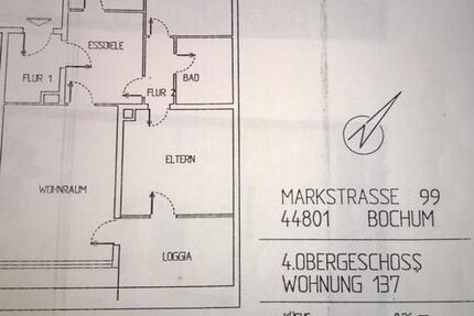 Wohnung Bochum Laer - 3.5 Zimmer, 78 m&sup2;, 150.000&euro; | Angebot:23661935