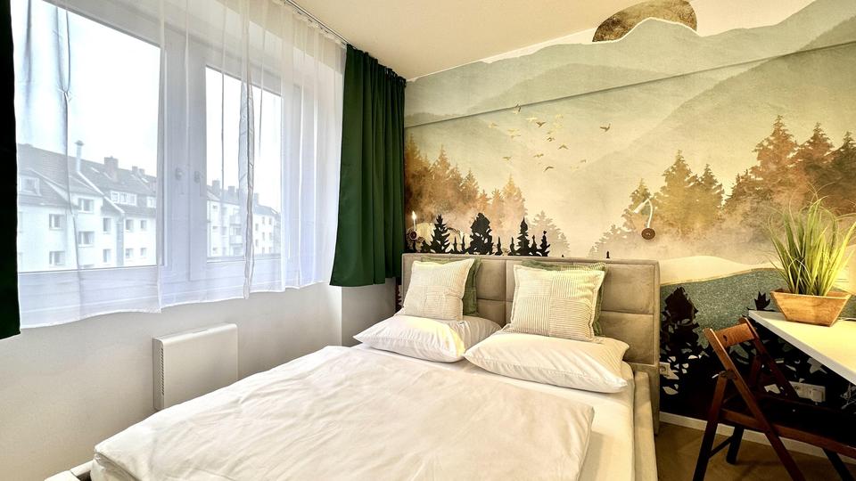 Etagenwohnung Düsseldorf Oberbilk - 2 Zimmer, 40 m&sup2;, 990&euro; | Angebot:25349472