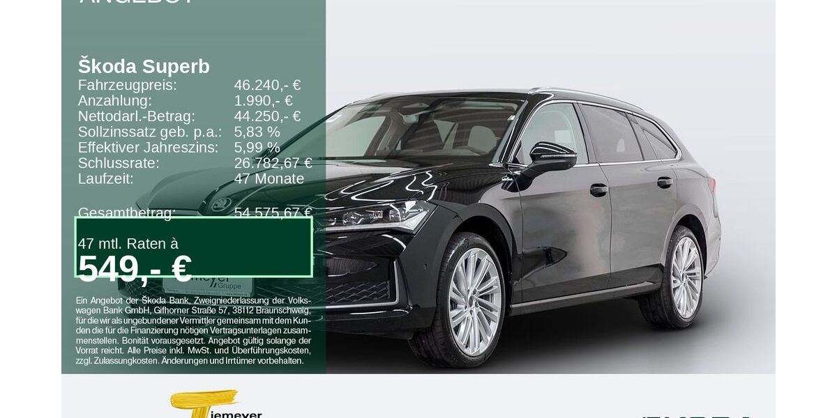 Skoda Superb 6.410 km 44.980 &euro; Bochum 44809