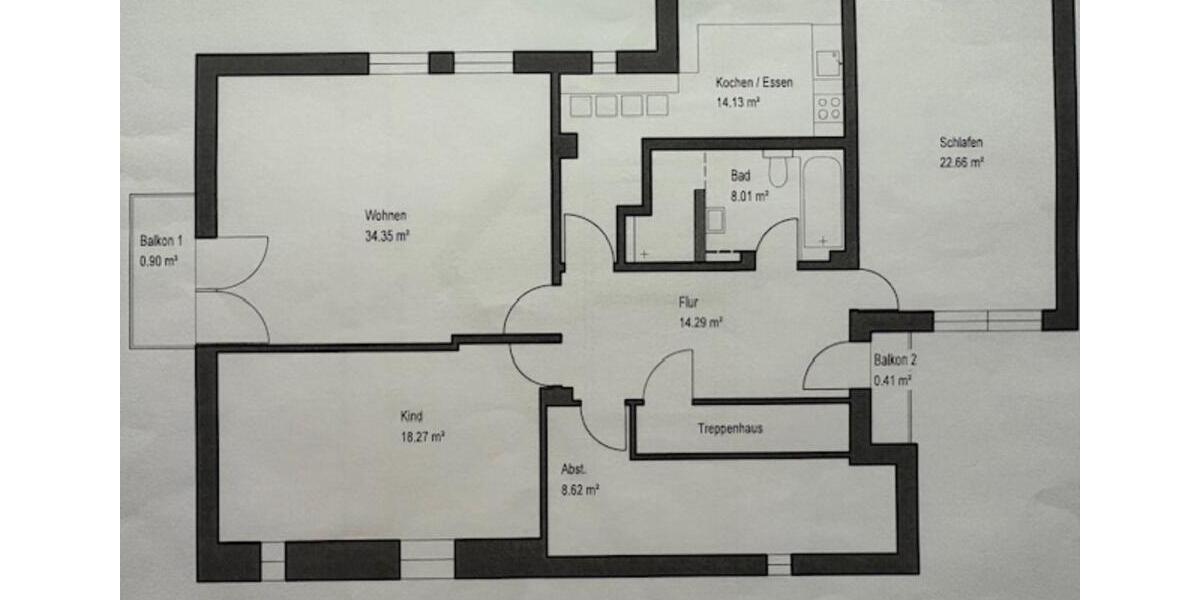 Stilvolle 3½-Zimmer-Wohnung in Toplage zimmer
