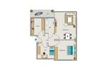 Etagenwohnung Neukirchen-Vluyn Vluyn - 3.5 Zimmer, 59 m&sup2;, 506&euro; | Angebot:26042970