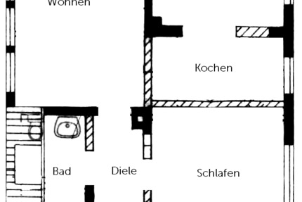 ERSTBEZUG nach Sanierung + Einzug ab 01.03.2026 möglich! 2 zimmer