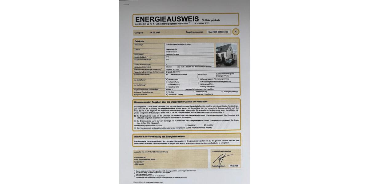 Doppelhaushälfte Dinslaken - 4 Zimmer, 121 m&sup2;, 480.000&euro; | Angebot:25304625