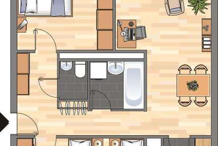 Wohnung Oberhausen Alstaden - 3 Zimmer, 85 m&sup2;, 437&euro; | Angebot:25659201