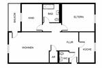 Erdgeschoßwohnung Gelsenkirchen Gelsenkirchen-West - 3 Zimmer, 71 m&sup2;, 520&euro; | Angebot:26307428