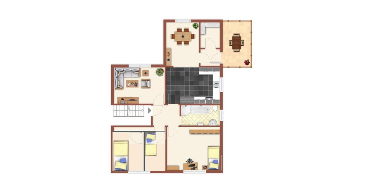 Etagenwohnung Rheinberg - 4.5 Zimmer, 104 m&sup2;, 279.000&euro; | Angebot:26317473