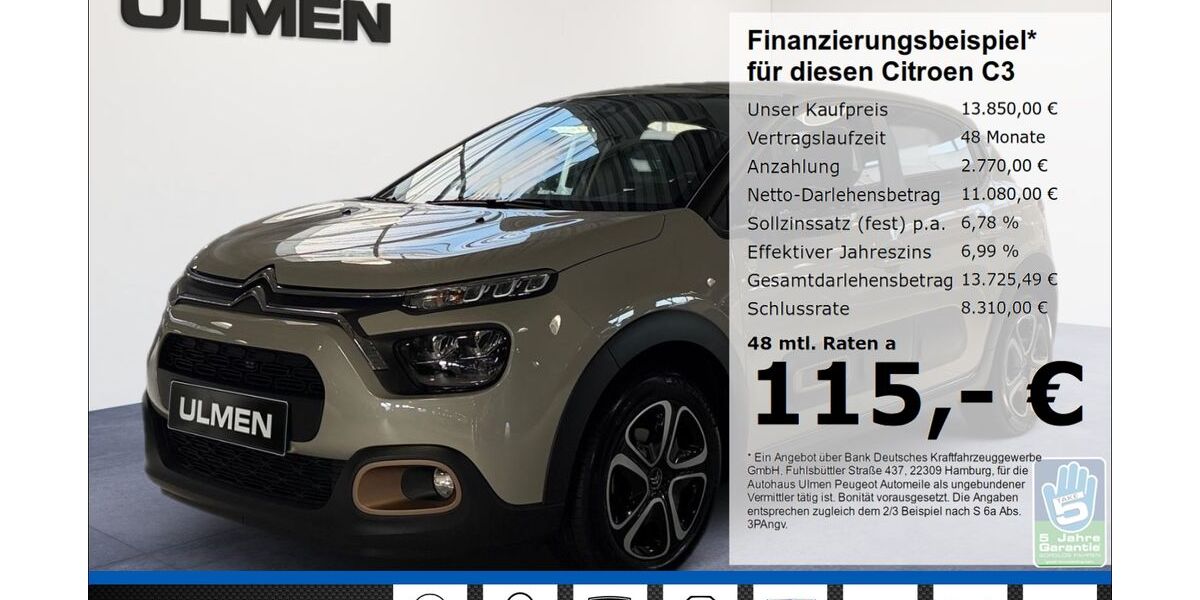 Citroen C3 16.557 km 13.850 &euro; Düsseldorf 40233