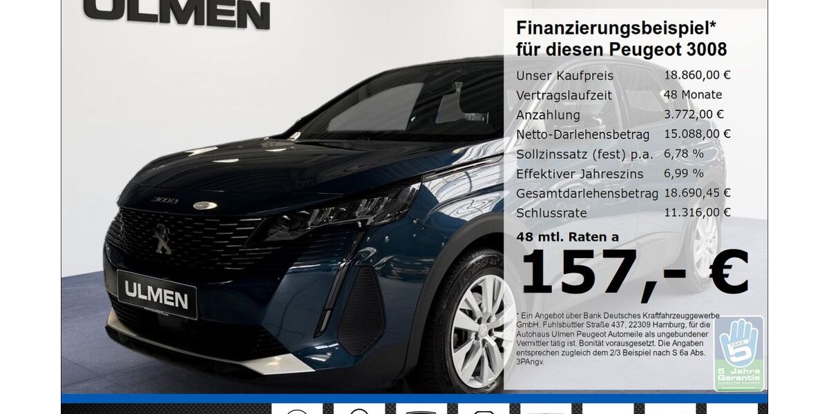 Peugeot 3008 34.507 km 18.350 &euro; Düsseldorf 40233