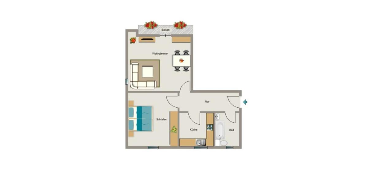 Demnächst frei! 2-Zimmer-Wohnung in Moers Repelen 2 zimmer